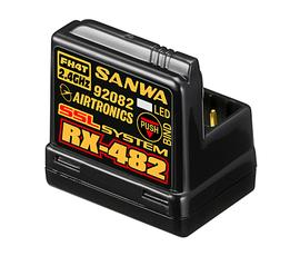 Sanwa RX-482 2.4GHz 4-Channel FHSS-4 SSL Telemetry Receiver