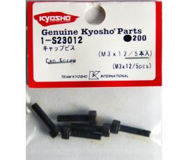 Kyosho  Cap Screw(M3x12/5pcs)
