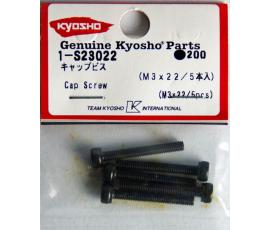 Kyosho  Cap Screw(M3x22/5pcs)