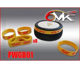6MIK gluing band for 1/10 et 1/8 Buggy (8 pcs)