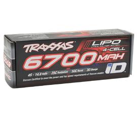 Traxxas 4S 25C LiPo Battery w/iD Traxxas Connector (14.8V/6700mAh)
